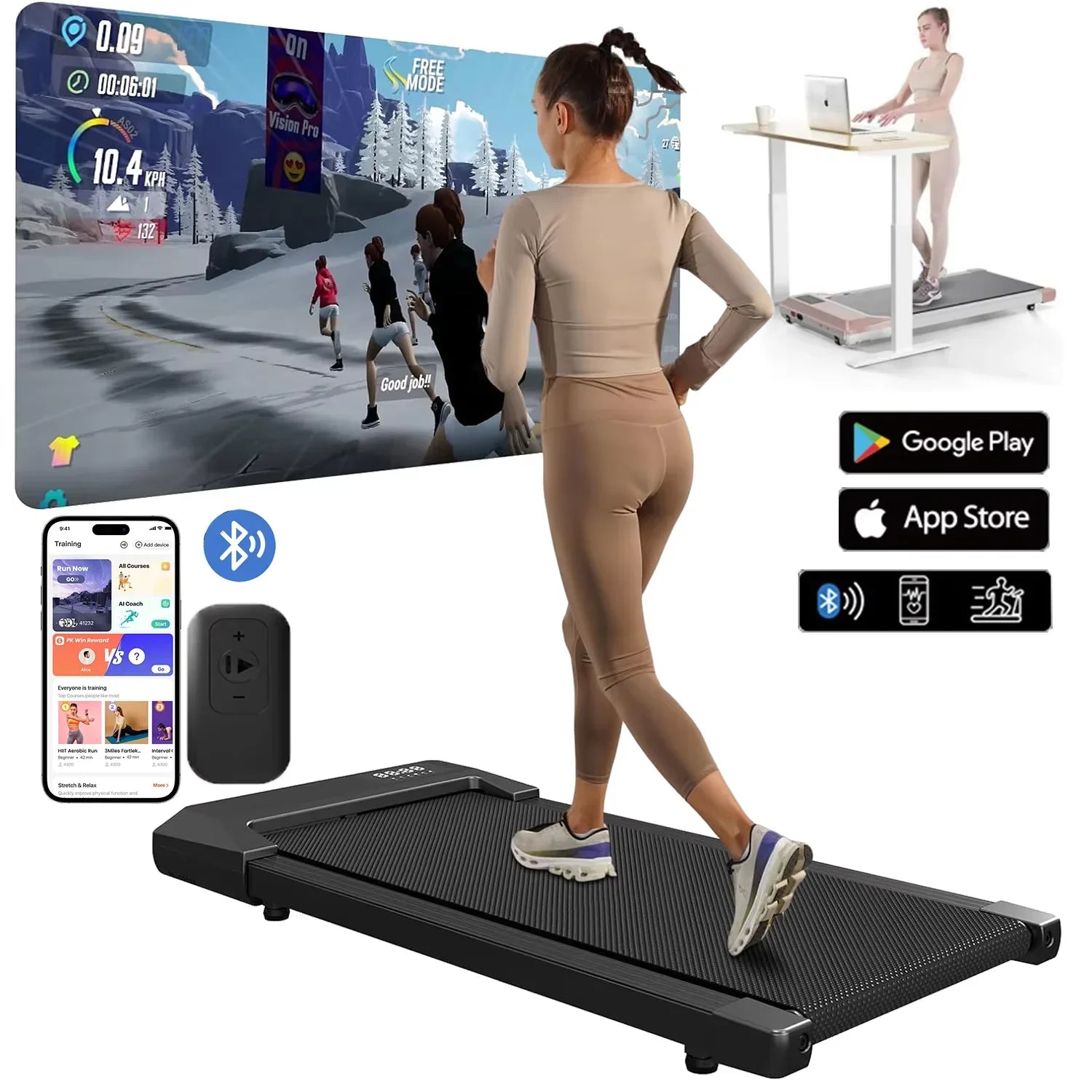 Home Fitness Treadmill 300lbs